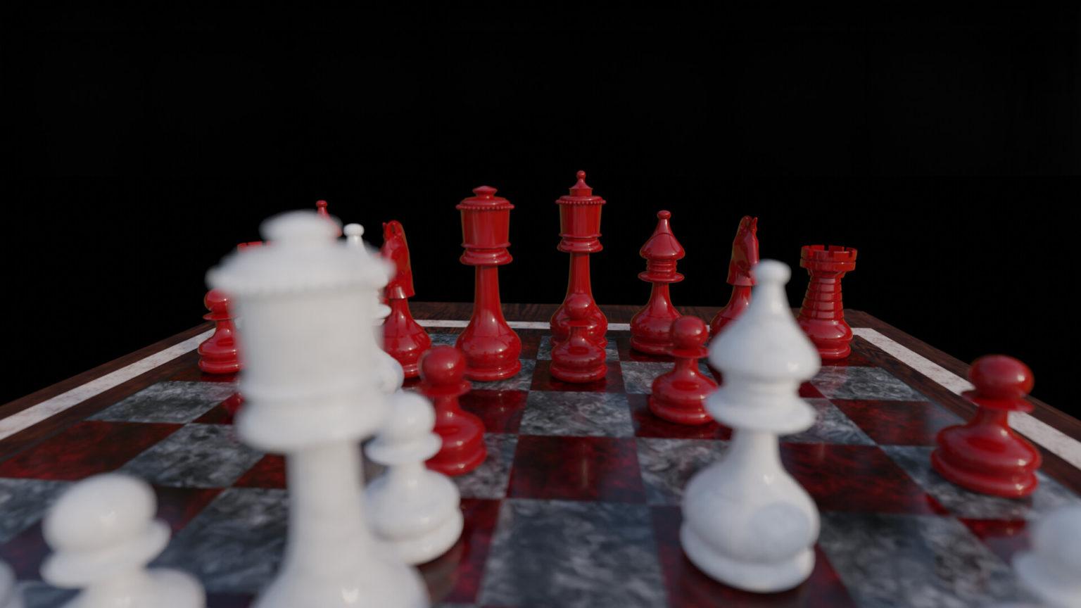 Chess Set - View of a King